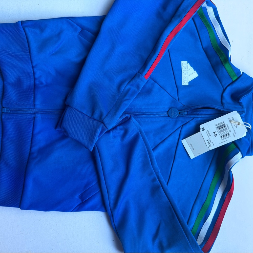 NWT Adidas Tiro Nations Track Jacket Youth XS